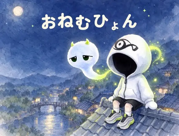 絵本『おねむひょん』の表紙